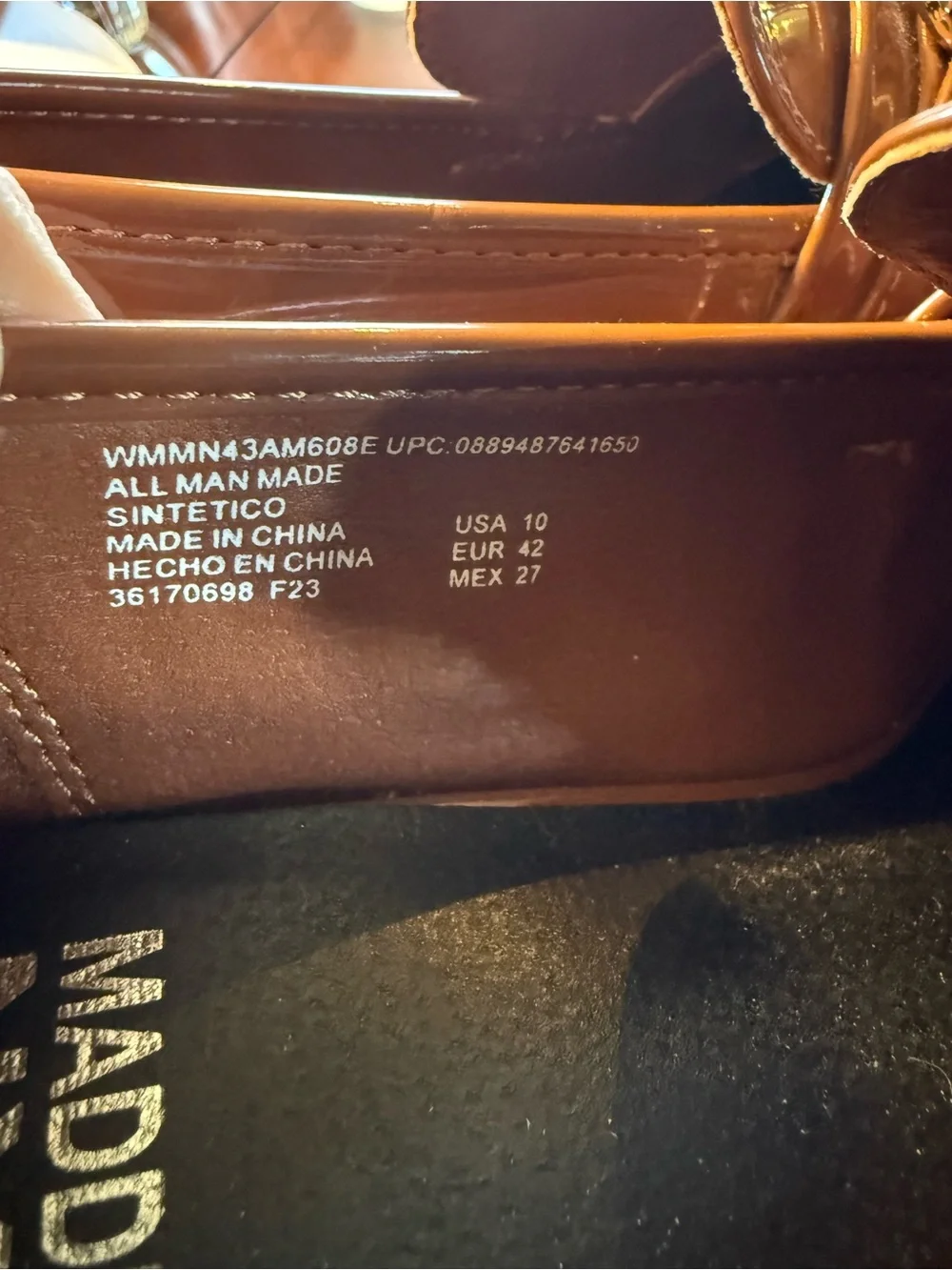 Madden NYC Women's Patent Loafers in Cognac NWOT